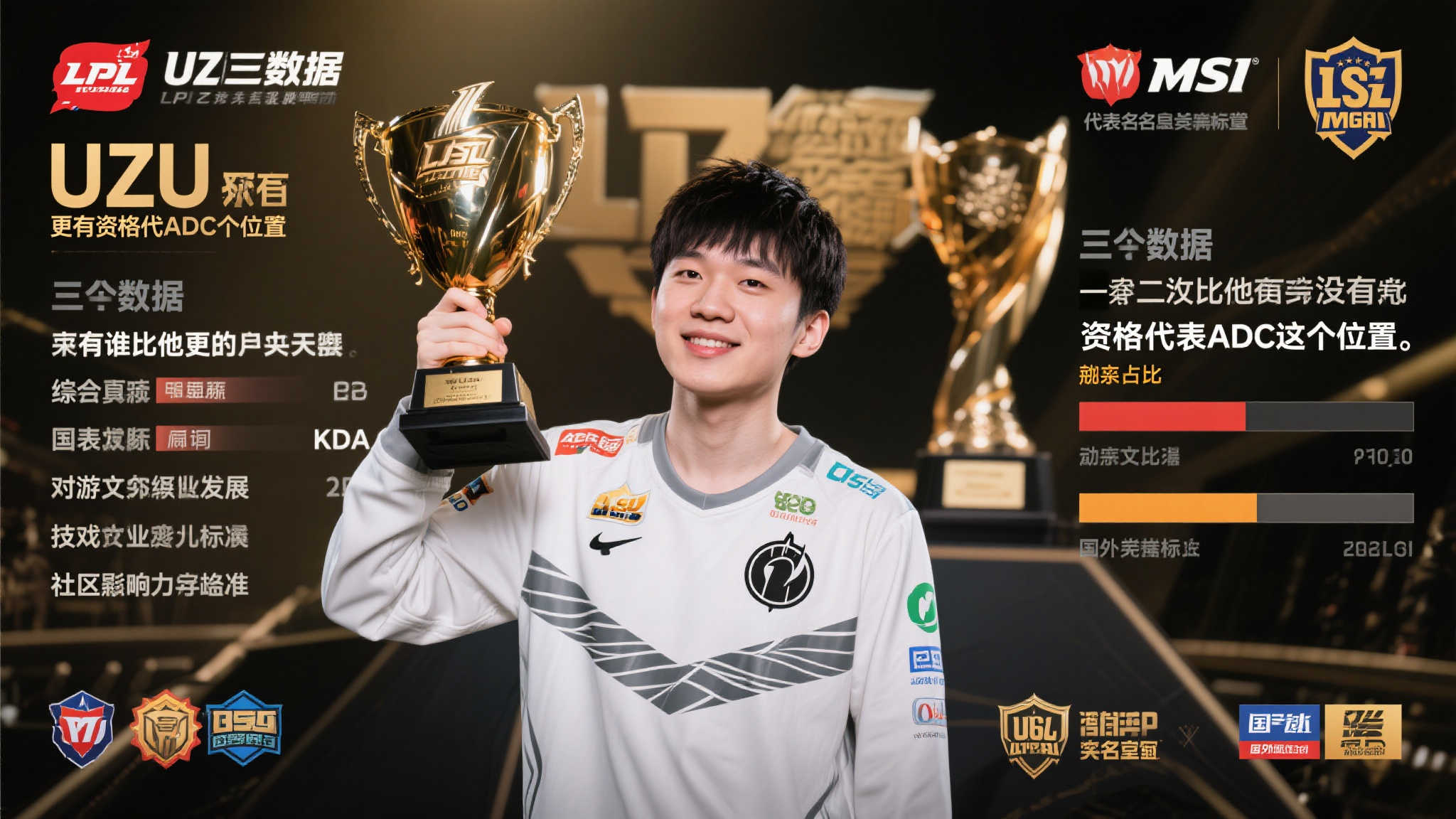 三 数据与荣誉佐证 Uzi无可争议的名人